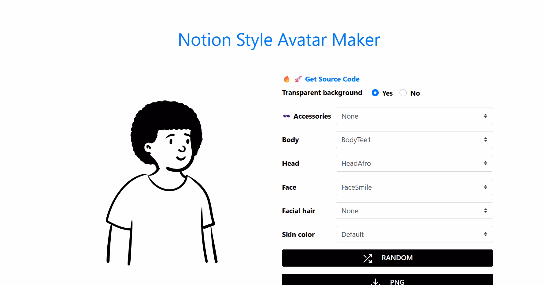 notion style avatar maker