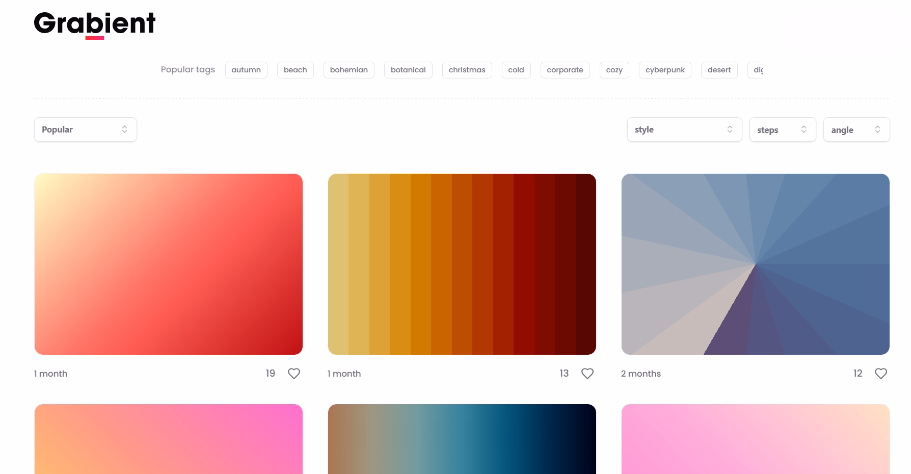 simple gradient picker with copy‑friendly css.